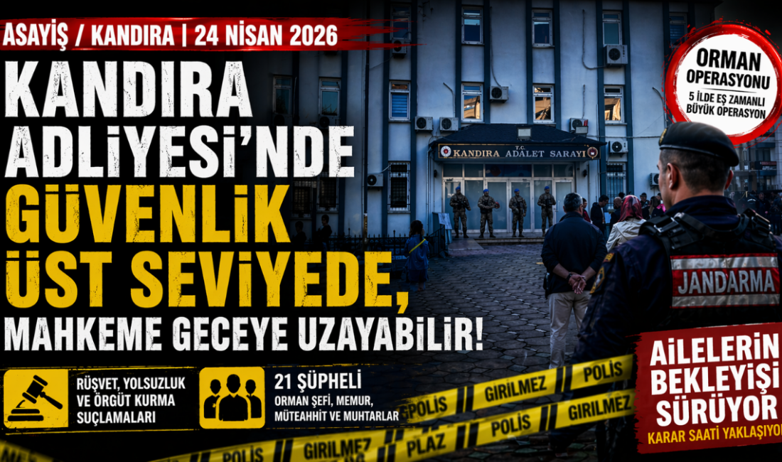 Kandıra merkezli 5 ilde düzenlenen "orman operasyonu" kapsamında rüşvet, yolsuzluk