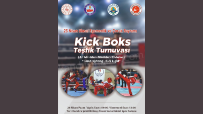 Kandıra’da 23 Nisan Kick Boks Şöleni: 300 Sporcu Ringe Çıkıyor Kandıra, 23 Nisan Ulusal Egemenlik ve Çocuk Bayramı kutlamaları kapsamında