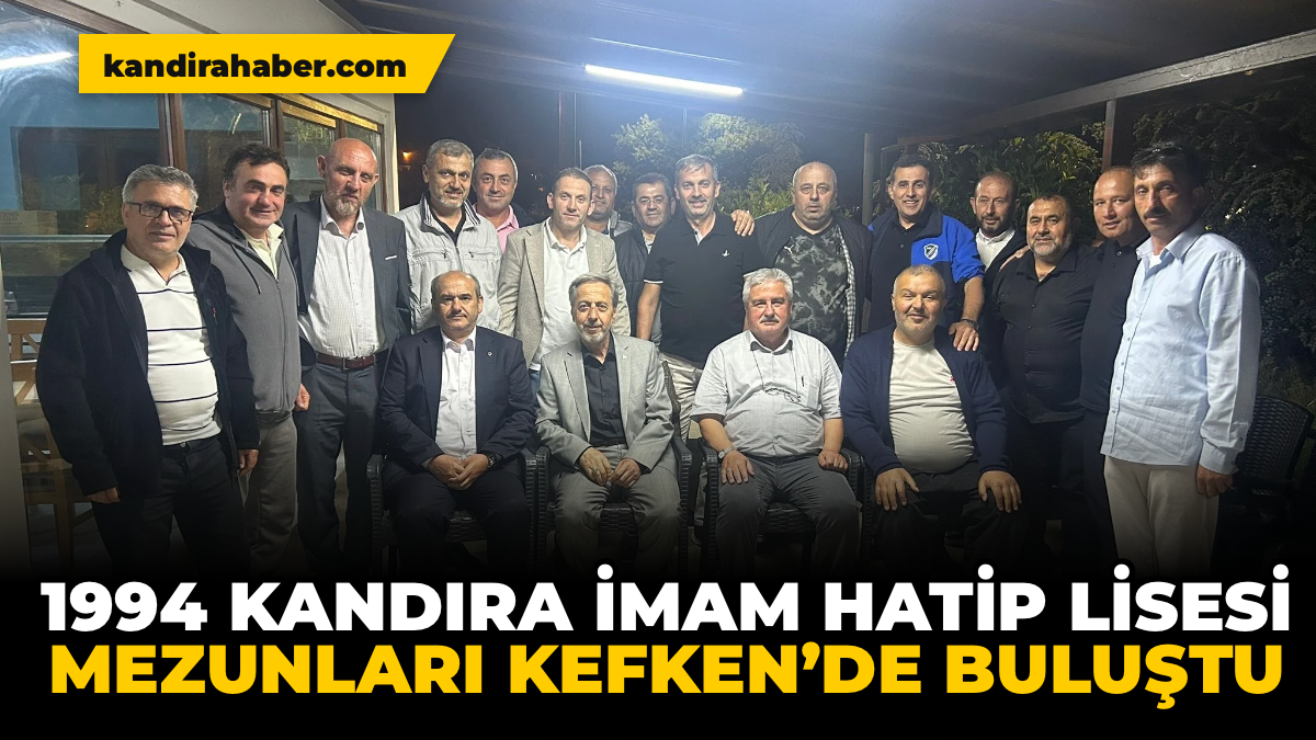 1994 Kandıra İmam Hatip Lisesi mezunları, Kurban Bayramı dolayısıyla Kefken’de