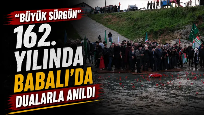 Kandıra Babalı Sahili’nde düzenlenen “1864 Büyük Sürgünü Anma Programı”, duygu