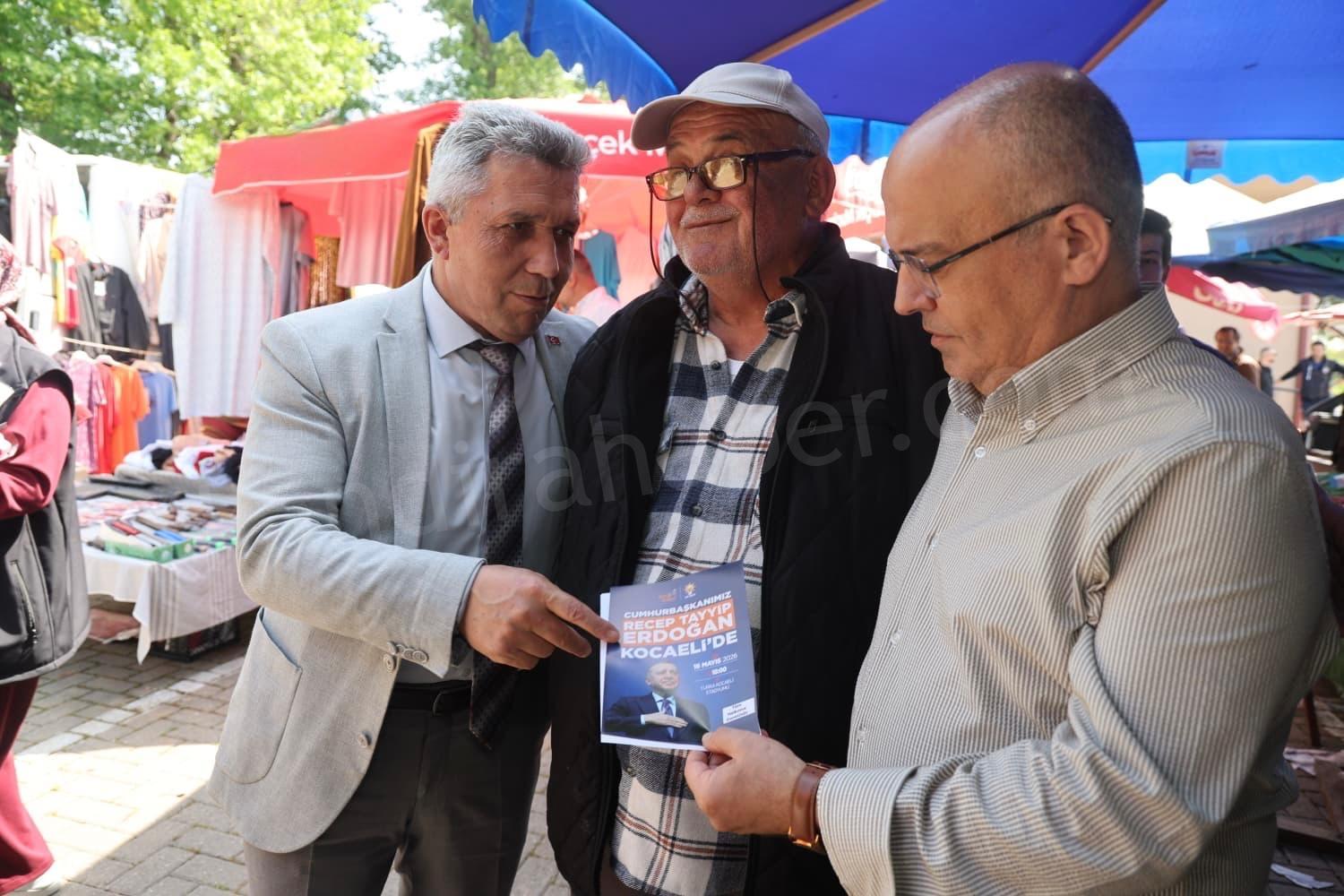 Kandıra’da AK Parti teşkilatı saha ziyaretleri gerçekleştirdi