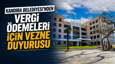 Kandıra Belediyesi, vatandaşların vergi ödemelerinde mağduriyet yaşamaması amacıyla Kurban Bayramı