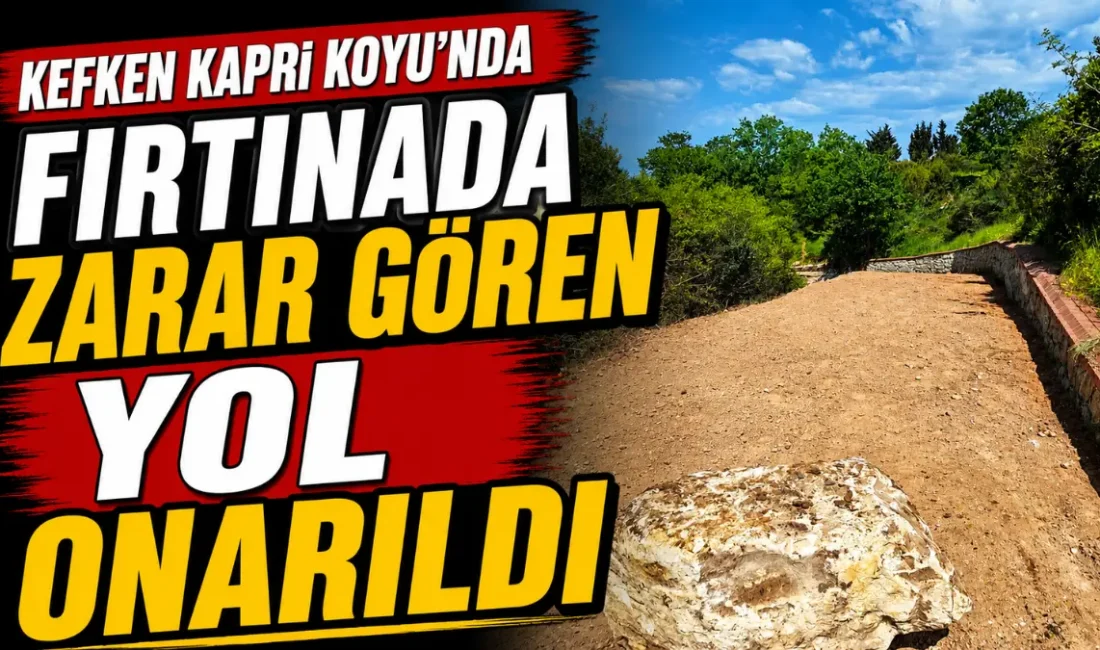 Kefken Kapri Koyu’nda fırtına nedeniyle