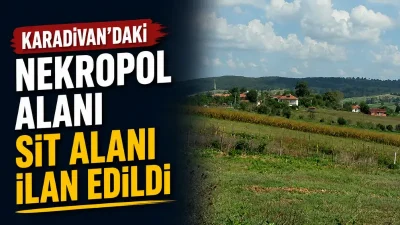 Kandıra Karadivan Mahallesi’nde bulunan tarihi nekropol alanı, Kocaeli Kültür Varlıklarını