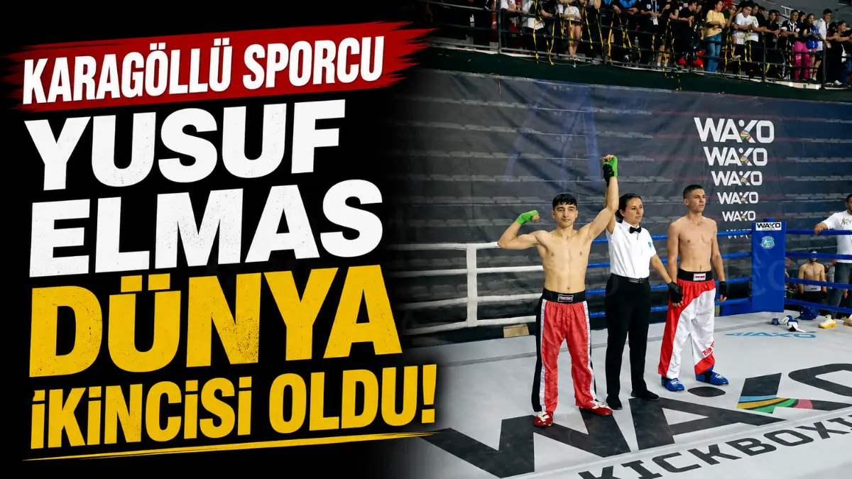 Karagöllü Köyü’nden Yusuf Elmas, katıldığı WAKO World Cup Dünya Şampiyonası’nda