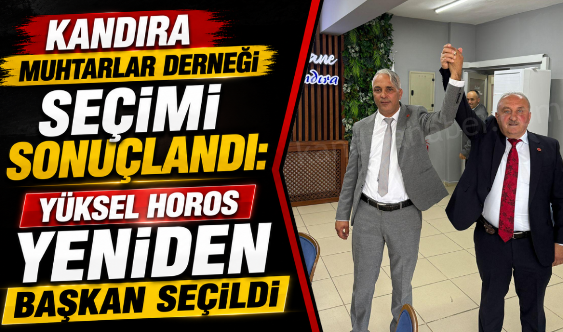 Kandıra Muhtarlar Derneği’nin büyük bir heyecanla beklenen başkanlık seçimi bugün