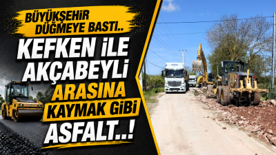 Kocaeli Büyükşehir Belediyesi, Kandıra ilçesinde vatandaşların yaşam kalitesini ve ulaşım