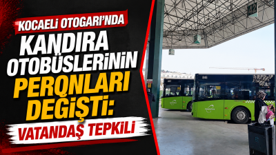 Kocaeli Şehirlerarası Otobüs Terminali'nden Kandıra'ya ulaşım sağlayan vatandaşlar, bugün büyük