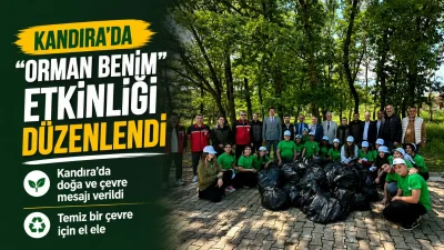 Kandıra İlçe Kaymakamı Ömer Lütfi Yaran, kurum müdürleri ve öğrencilerle
