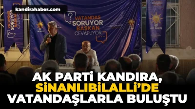 AK Parti Kandıra İlçe Başkanlığı tarafından düzenlenen 'Vatandaş Soruyor, Başkan