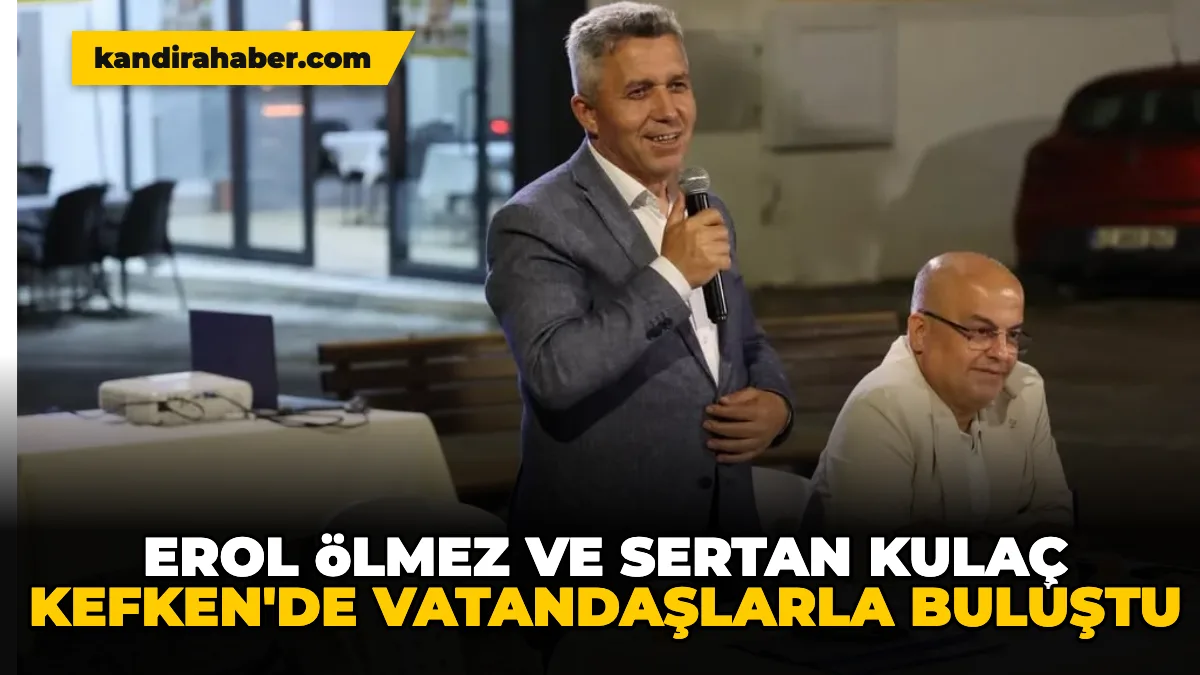 AK Parti Kandıra İlçe Başkanlığı tarafından Kefken'de düzenlenen programda vatandaşların