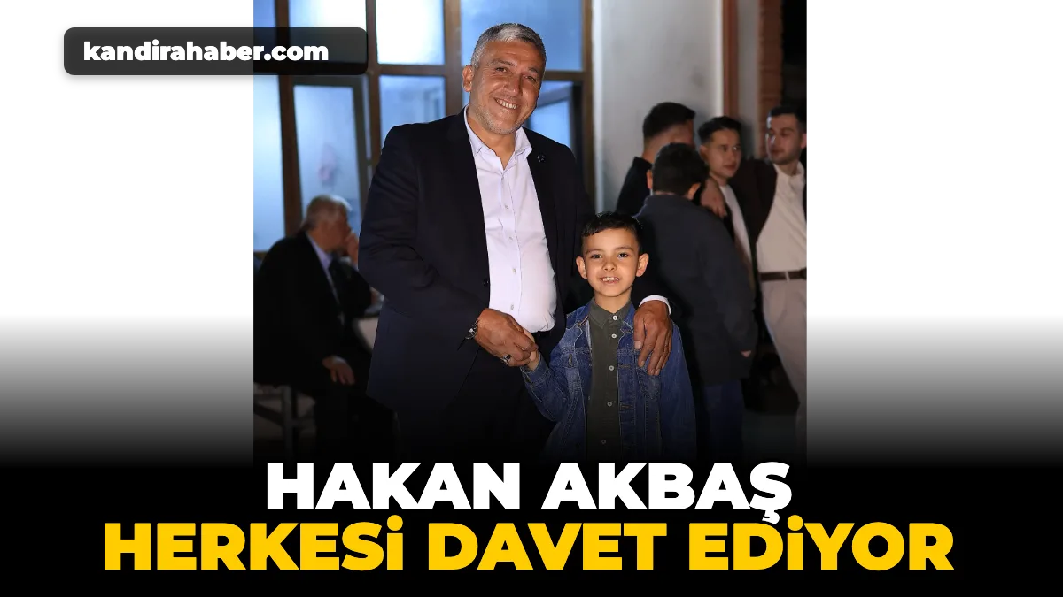 Anahtar Parti Kandıra İlçe Başkanı Hakan Akbaş, oğlu Hamza Ercan'ın