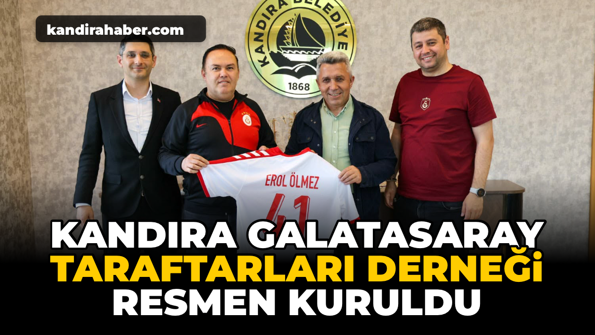 Kandıra'da yıllardır 'Kandıralı Aslanlar' adıyla bir araya gelen Galatasaray taraftarları,
