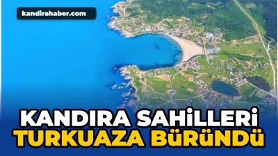 Kandıra sahilleri turkuaza büründü: Ortaya kartpostallık görüntüler çıktı Kandıra sahillerinde yaşanan alg patlaması sonrası deniz turkuaz renge döndü.