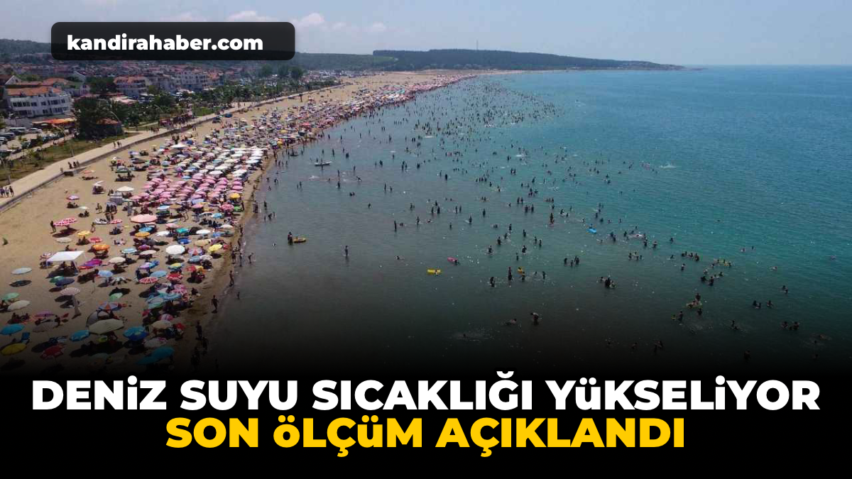 Kandıra sahillerinde deniz suyu sıcaklığı 15 Haziran 2026 tarihinde 19.2