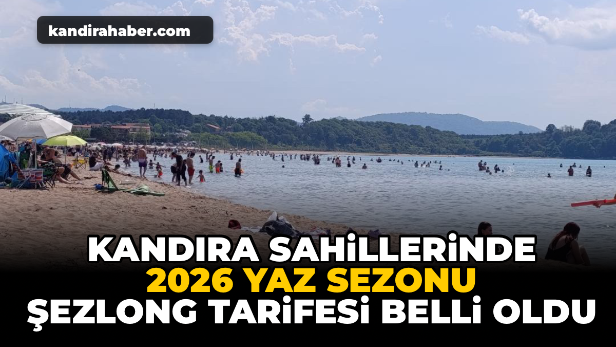 Kandıra sahillerinde yaz sezonunun başlamasıyla birlikte şezlong ve şemsiye ücretleri