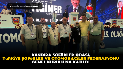 Kandıra Şoförler ve Otomobilciler Odası Başkanı Fikret Dündar ve yönetimi,