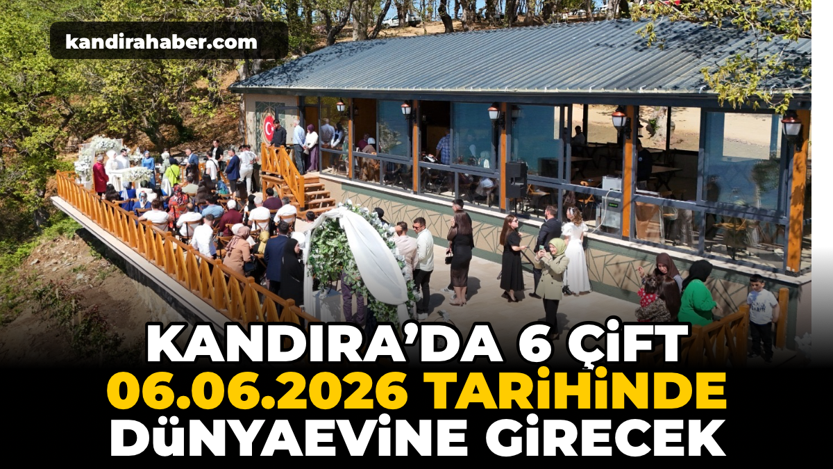 Kandıra Belediyesi'nin düzenlediği özel organizasyonda 6 çift, 06.06.2026 tarihinde Palamar