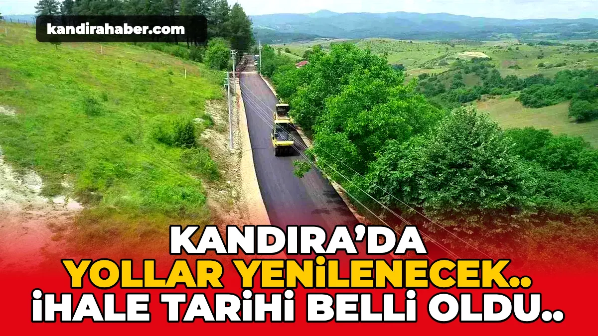 Kocaeli Büyükşehir Belediyesi, Kandıra'da altyapı çalışmaları nedeniyle zarar gören yolların