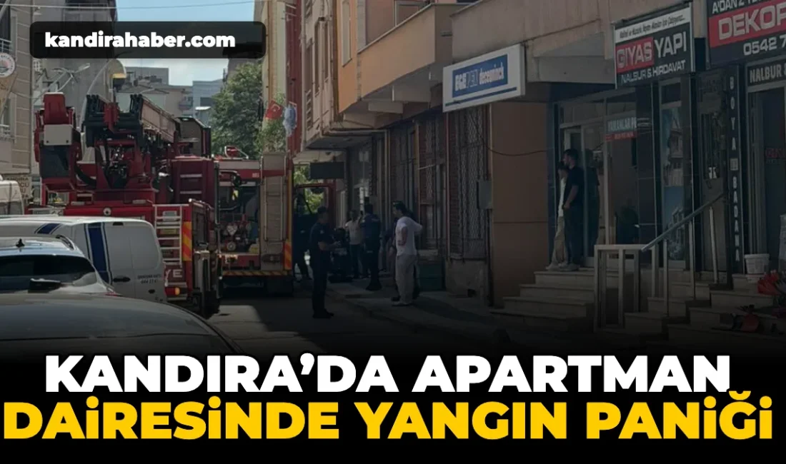 Kandıra’da apartman dairesinde yangın paniği Kandıra Çarşı Mahallesi'nde bir apartman dairesinin mutfak bölümünde çıkan yangın