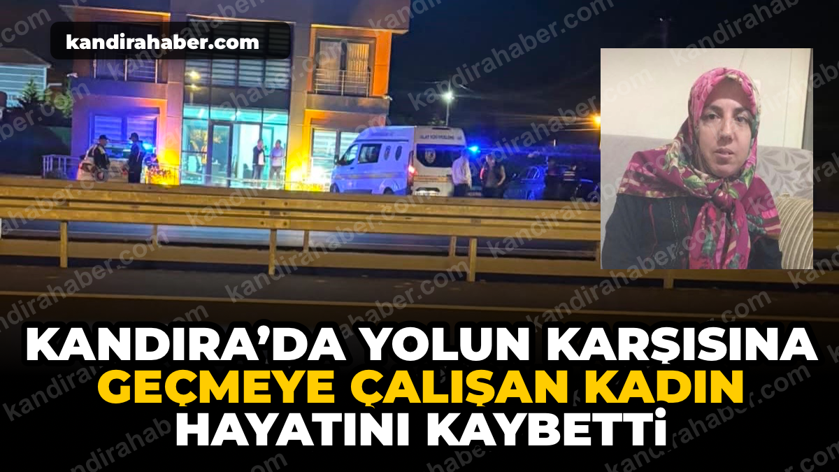 Kandıra-İzmit Yolu Çakırcaali mevkiinde meydana gelen trafik kazasında, yolun karşısına