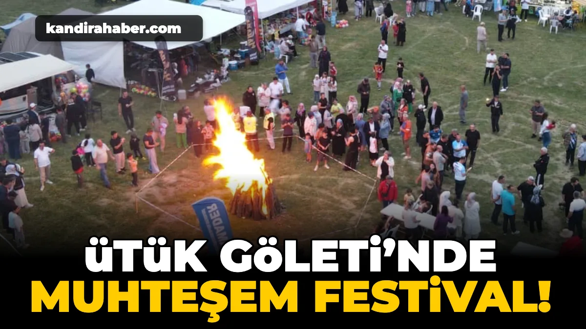 Ütük Göleti’nde muhteşem festival! Binlerce kişi doğayla buluştu