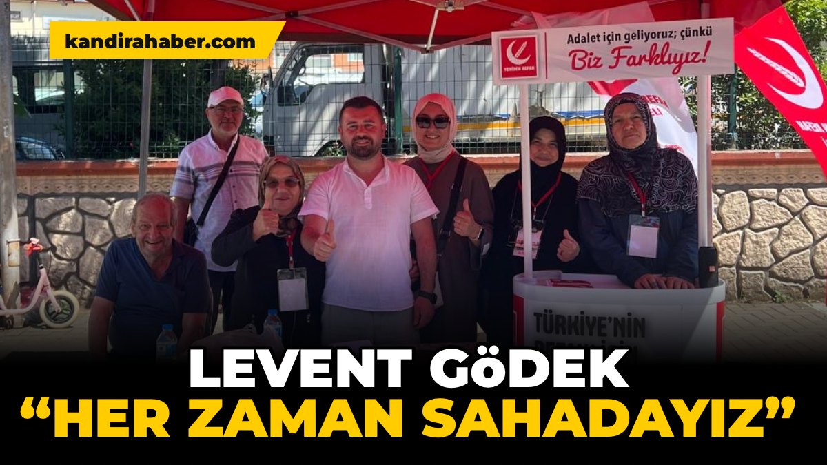 Yeniden Refah Partisi Kandıra İlçe Teşkilatı tarafından düzenlenen stant çalışmasında