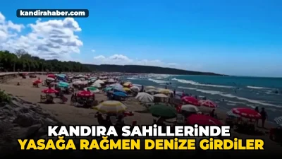 Cumartesi günü yağışlı havanın etkili olduğu Kandıra sahilleri, pazar günü