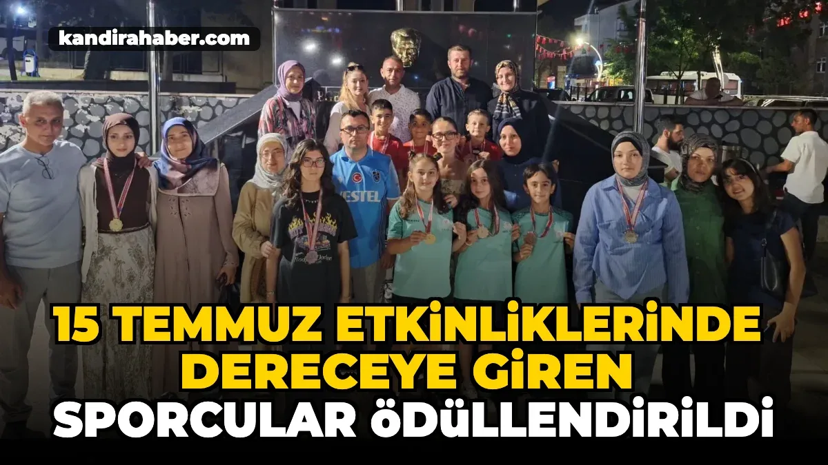 Kandıra'da 15 Temmuz Demokrasi ve Milli Birlik Günü kapsamında düzenlenen