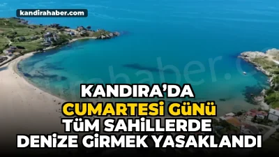 Kandıra sahillerinde denize girme yasağı devam ediyor.