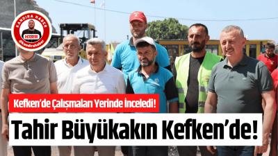 Kocaeli Büyükşehir Belediye Başkanı Tahir Büyükakın ile Kandıra Belediye Başkanı