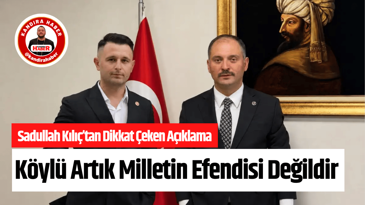 Büyük Birlik Partisi Kocaeli İl Başkan Yardımcısı Sadullah Kılıç, fındık