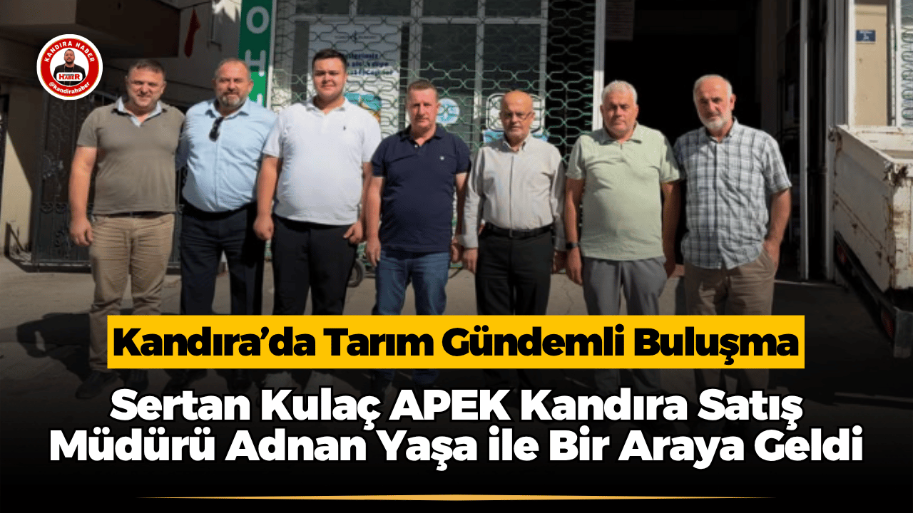AK Parti Kandıra İlçe Başkanı Sertan Kulaç ve yönetim kurulu
