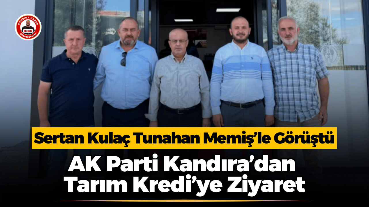 AK Parti Kandıra İlçe Başkanı Sertan Kulaç ve yönetim kurulu