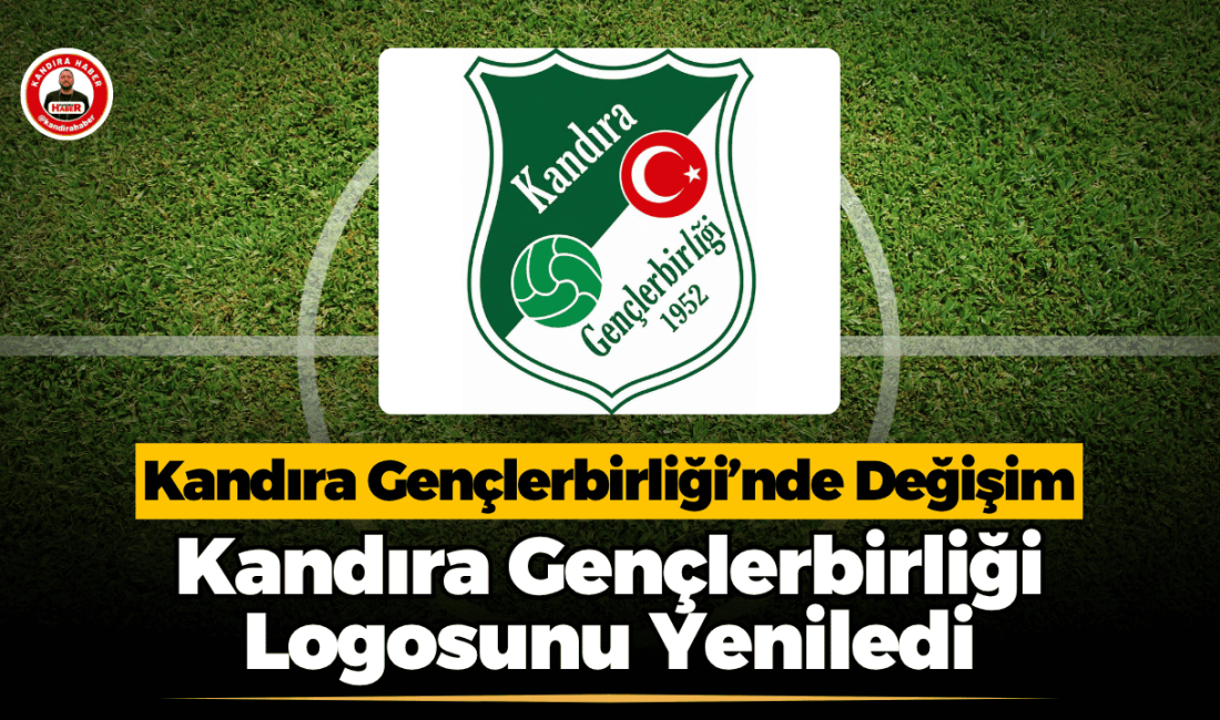 Kandıra Gençlerbirliği Spor Kulübü, kurumsal kimlik çalışmaları kapsamında kulüp logosunu
