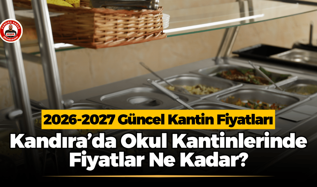 Kandıra Haber, 16 Eylül 2026 itibarıyla okul kantinlerindeki güncel satış