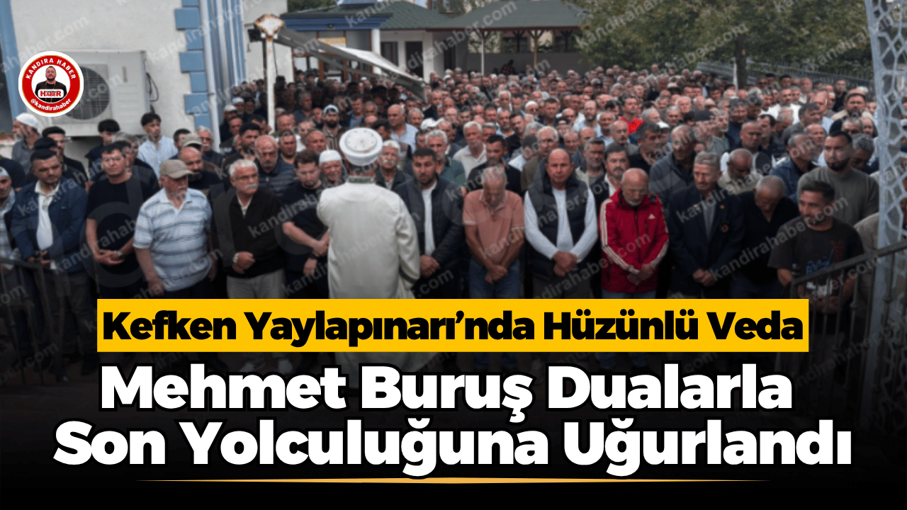 Kefken Yaylapınarı’nda yaşayan 88 yaşındaki Mehmet Buruş, Cuma namazının ardından