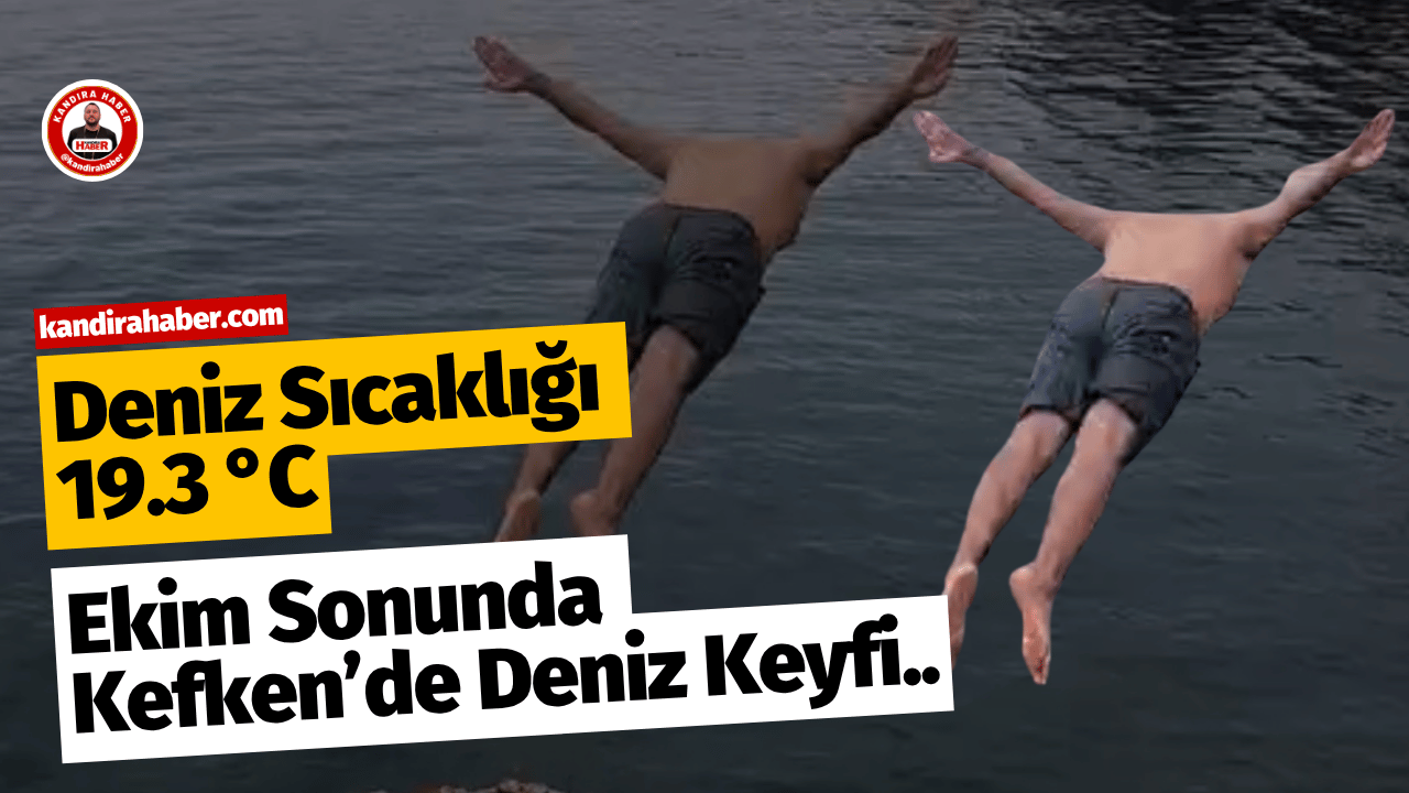 Kandıra Kefken Kapri Koyu’nda 25 Ekim 2026 Pazar günü denize