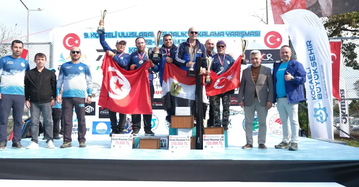 Kandıra’da 9. Uluslararası Balık Yakalama Yarışması Tamamlandı