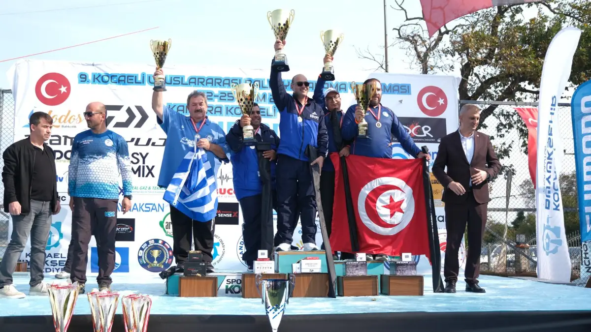 Kandıra’da 9. Uluslararası Balık Yakalama Yarışması Tamamlandı