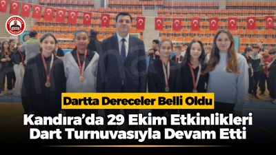 Kandıra’da 29 Ekim Cumhuriyet Bayramı’nın 103. yıl dönümü kapsamında ortaokullar