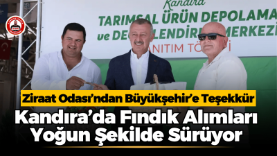 Kandıra’daki Çok Amaçlı Tarımsal Ürün Alım ve Depolama Tesisi, fındık