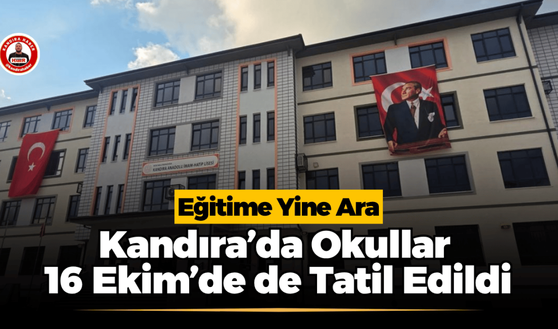 Kocaeli Valiliği, sağanak yağışın etkisini