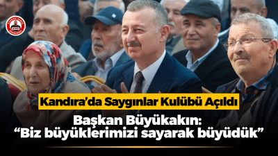 Başkan Büyükakın: Biz büyüklerimizi sayarak büyüdük Kocaeli Büyükşehir Belediyesi tarafından 65 yaş ve üzeri vatandaşlar için
