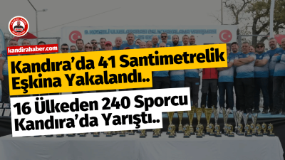 Kandıra’da 9. Uluslararası Balık Yakalama Yarışması Tamamlandı Kandıra’nın Kumcağız ve Cebeci plajlarında düzenlenen 9. Uluslararası Balık Yakalama