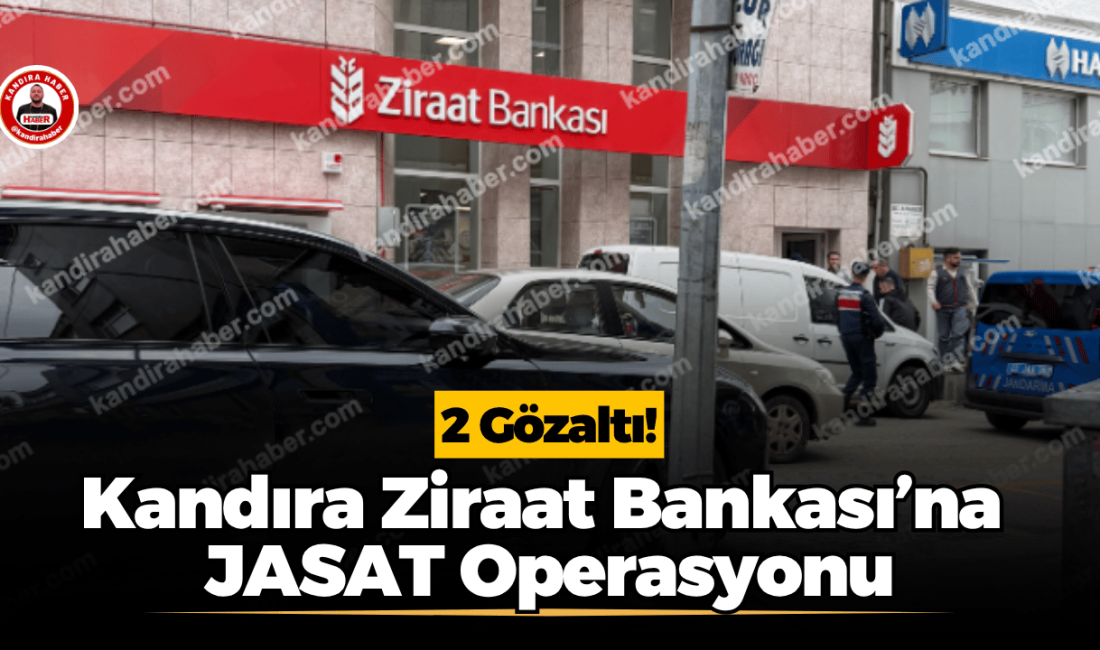 Kandıra Ziraat Bankası Şubesi’ndeki jandarma hareketliliğinin nedeni belli oldu. JASAT