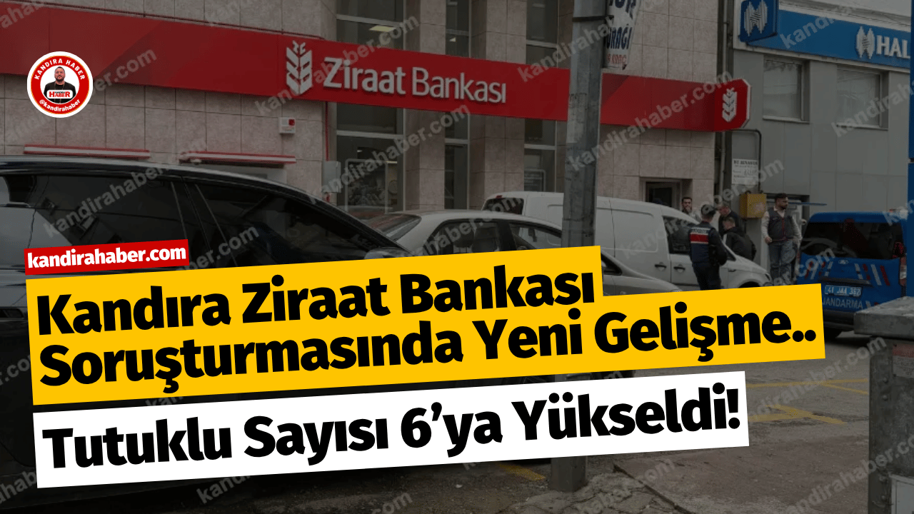 Kandıra Ziraat Bankası şubesine yönelik yürütülen soruşturmada üçüncü dalga operasyon