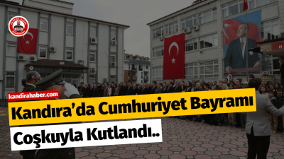 Kandıra’da 29 Ekim Cumhuriyet Bayramı’nın 103. yıl dönümü Hükümet Konağı