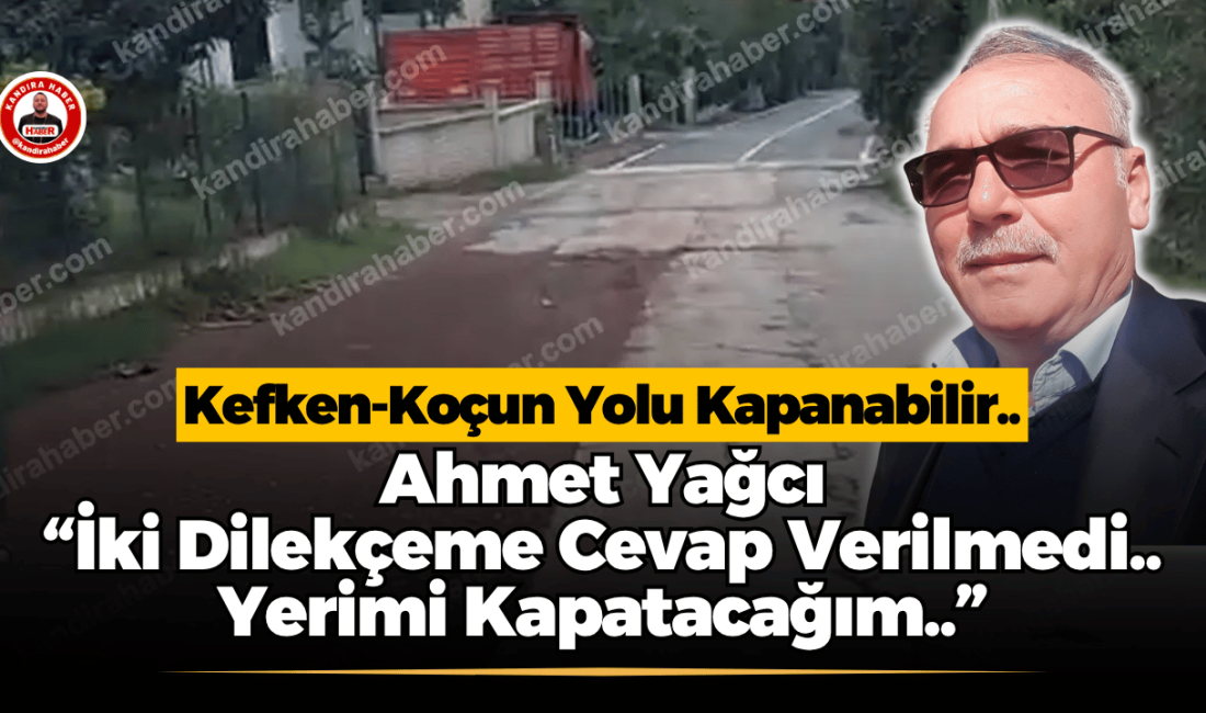 Kefken-Koçun Köyü arasındaki bağlantı yolunun kısa süre önce sıcak asfaltla