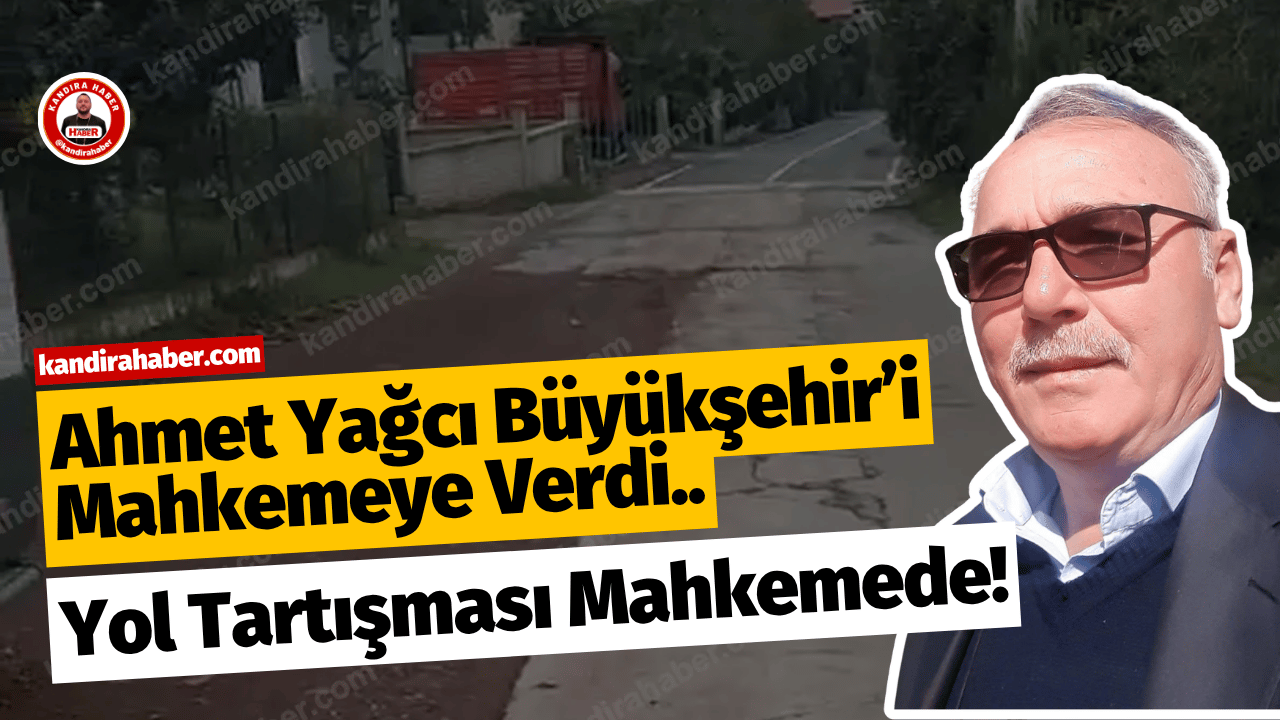 Kefken-Koçun yolu üzerindeki Yaylapınarı mevkiinde yaşanan arazi tartışması yargıya taşındı.